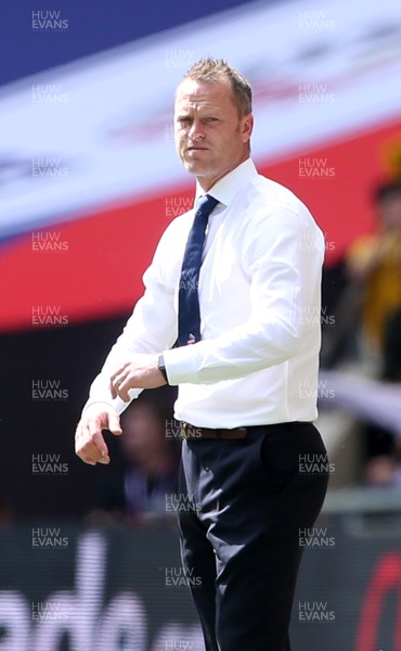 250519 - Newport County v Tranmere Rovers - SkyBet League Two Play-off Final - Newport County Manager Michael Flynn