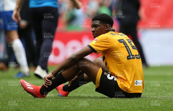 250519 - Newport County v Tranmere Rovers - SkyBet League Two Play-off Final - Dejected Tyreeq Bakinson of Newport County