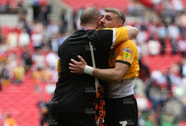 250519 - Newport County v Tranmere Rovers - SkyBet League Two Play-off Final - Dejected Dan Butler of Newport County