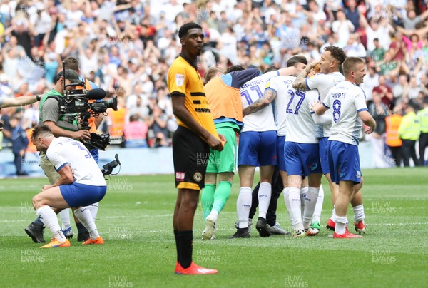 250519 - Newport County v Tranmere Rovers, Sky Bet League 2 Play-Off Final - Tyreeq Bakinson of Newport County after losing to Tranmere Rovers in the League 2 Play Off Final