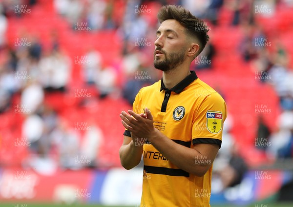 250519 - Newport County v Tranmere Rovers, Sky Bet League 2 Play-Off Final - Josh Sheehan of Newport County reacts after his team lose to Tranmere Rovers in the League 2 Play Off Final