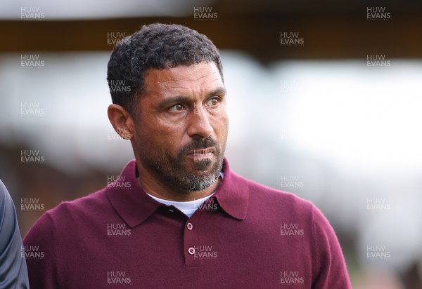 290826 Newport County v Tranmere Rovers, EFL Sky Bet League 2 - Newport County head coach Hayden Mullins
