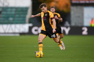 081125 - Newport County v Walsall - Sky Bet League 2 - Ben Lloyd of Newport County