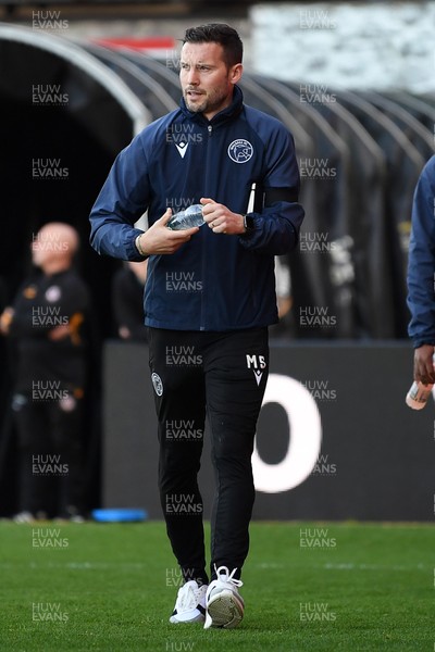 081125 - Newport County v Walsall - Sky Bet League 2 - Mat Sadler, Walsall Manager