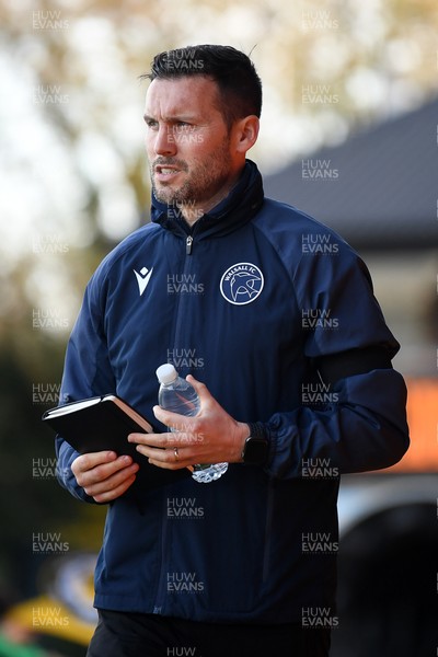 081125 - Newport County v Walsall - Sky Bet League 2 - Mat Sadler, Walsall Manager