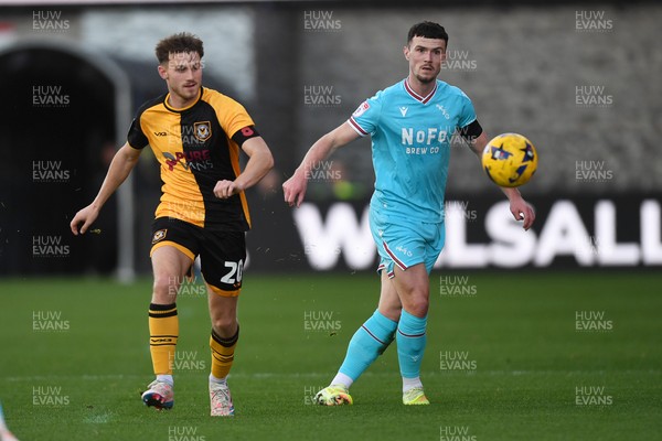 081125 - Newport County v Walsall - Sky Bet League 2 - Ben Lloyd of Newport County