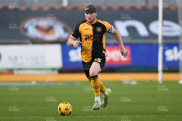 081125 - Newport County v Walsall - Sky Bet League 2 - Lee Jenkins of Newport County