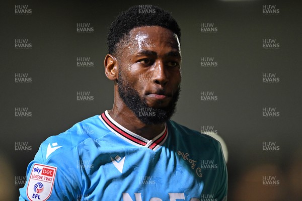 081125 - Newport County v Walsall - Sky Bet League 2 - Jamille Matt of Walsall