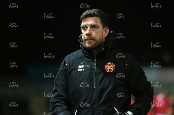 110220 - Newport County v Walsall - SkyBet League Two - Walsall Manager Darrell Clarke