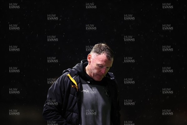 311023 - Newport County v West Ham United U21s - Carabao Cup - Newport County Manager Graham Coughlan 