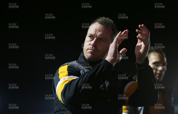 111218 - Newport County v Wrexham AFC - FA Cup Second Round Replay - Newport County Manager Michael Flynn at full time