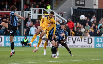 171026 - Newport County v York City, SkyBet League Two - Kion Etete of Newport County scores a goal
