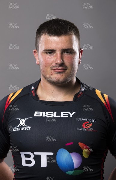 110816 - Newport Gwent Dragons Squad Headshots - Keagan Bale