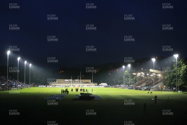 290814 - Newport Gwent Dragons v Northampton Saints - Pre Season - General View of Ebbw Vale RFC