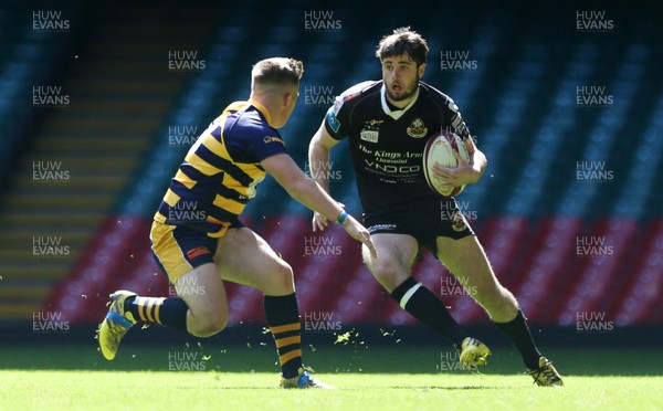 230416 - WRU - Bowl Final - Burry Port v Newport HSOB - Elis Staines of Burry Port