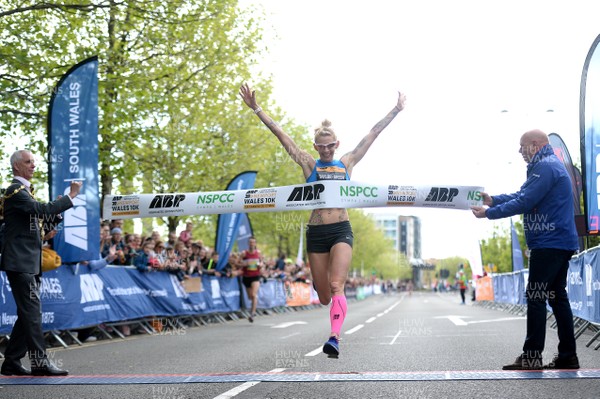 050519 - ABP Newport Wales Marathon & 10K - Charlotte Taylor-Green wins the Women's 10K