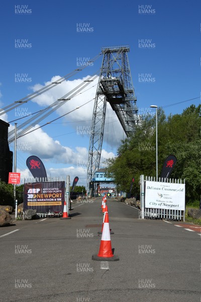 050519 - Newport Wales  Marathon and 10K - Branding at Newport Transporter Bridge 