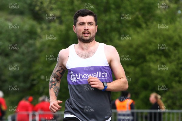 050519 - Newport Wales  Marathon and 10K - 10K runner for The Wallich Centre at Newport Transporter Bridge 