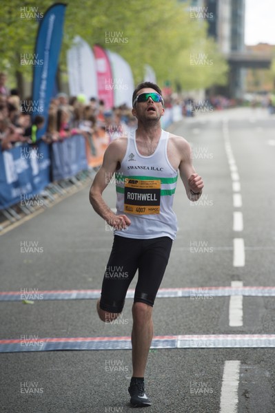 050519 - ABP Newport Wales Marathon & 10K - Daniel Rothwell finishes in third place in the 10K