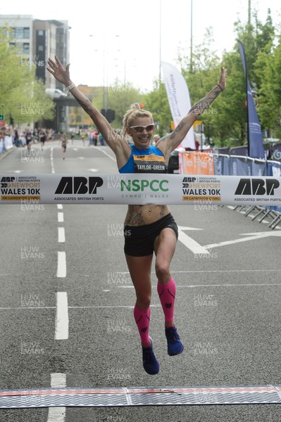 050519 - ABP Newport Wales Marathon & 10K - Charlotte Taylor-Green wins the 10K