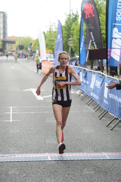 050519 - ABP Newport Wales Marathon & 10K - Rachel Felton finishes in second place in the 10K