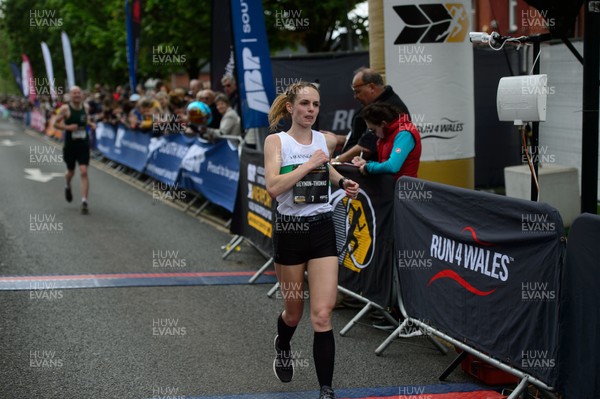 050519 - ABP Newport Wales Marathon & 10K - Alaw Beynon-Thomas finishes second in the women's race at the ABP Newport Wales marathon 
