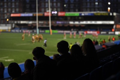 070326 - Newport RFC v Llandovery RFC - SRC Cup Final - fans watch the game