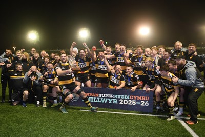 070326 - Newport RFC v Llandovery RFC - SRC Cup Final - Newport lift he cup