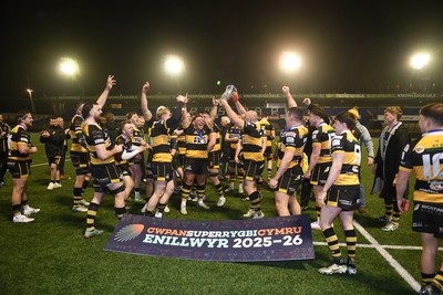 070326 - Newport RFC v Llandovery RFC - SRC Cup Final - Newport lift he cup