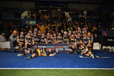 070326 - Newport RFC v Llandovery RFC - SRC Cup Final - Newport lift he cup