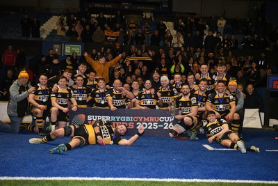 070326 - Newport RFC v Llandovery RFC - SRC Cup Final - Newport lift he cup