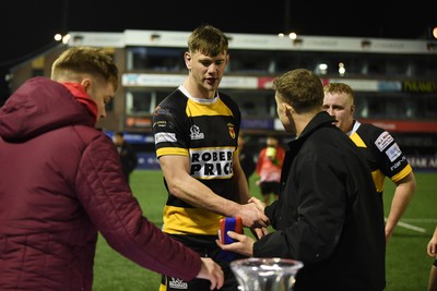 070326 - Newport RFC v Llandovery RFC - SRC Cup Final - Newport players at full time