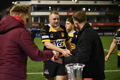 070326 - Newport RFC v Llandovery RFC - SRC Cup Final - Newport players at full time