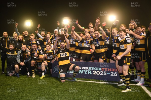 070326 - Newport RFC v Llandovery RFC - SRC Cup Final - Newport lift he cup