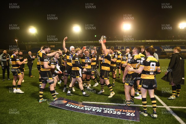 070326 - Newport RFC v Llandovery RFC - SRC Cup Final - Newport lift he cup