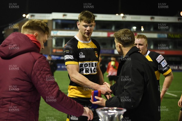 070326 - Newport RFC v Llandovery RFC - SRC Cup Final - Newport players at full time