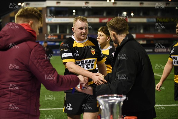 070326 - Newport RFC v Llandovery RFC - SRC Cup Final - Newport players at full time