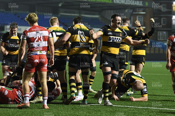 070326 - Newport RFC v Llandovery RFC - SRC Cup Final - Newport power over to score the winning try