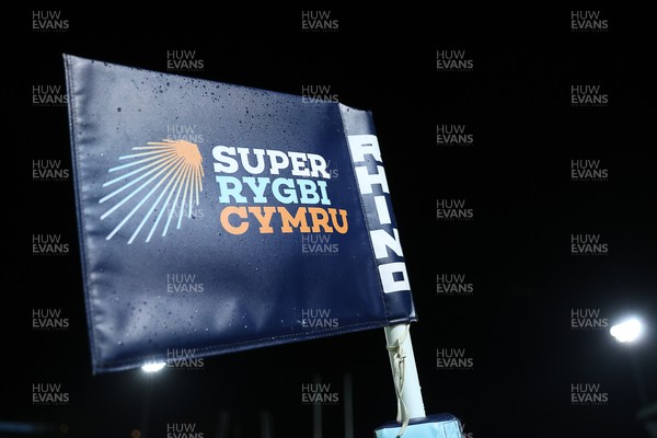 120925 - Newport RFC v Llandovery RFC - Super Rygbi Cymru SRC - Corner flag