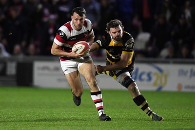 090426 - Newport RFC v Pontypool RFC - Super Rygbi Cymru - Marcus Jones of Pontypool