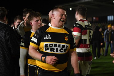 090426 - Newport RFC v Pontypool RFC - Super Rygbi Cymru - Liam Newstead of Newport at full time