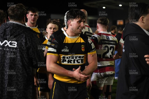 090426 - Newport RFC v Pontypool RFC - Super Rygbi Cymru - Harri Ackerman of Newport at full time
