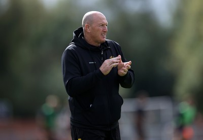 120926 - Newport RFC v Rygbi RGC - Super Rygbi Cymru - SRC - Newport Head Coach Tyron Morris