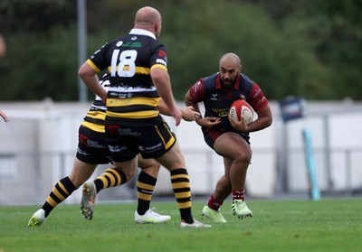 120926 - Newport RFC v Rygbi RGC - Super Rygbi Cymru - SRC - Jessie Williams of RGC 