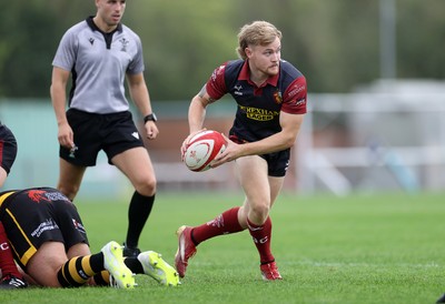 120926 - Newport RFC v Rygbi RGC - Super Rygbi Cymru - SRC - Morgan Dryhurst-Jones of RGC 