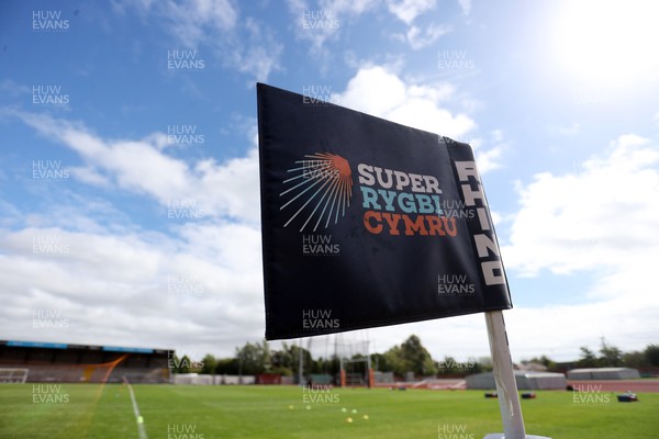 120926 - Newport RFC v Rygbi RGC - Super Rygbi Cymru - SRC - Corner flag
