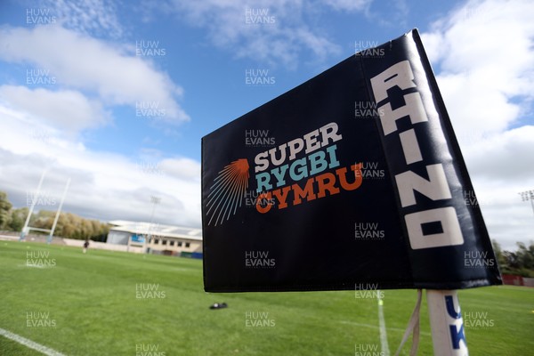 120926 - Newport RFC v Rygbi RGC - Super Rygbi Cymru - SRC - Corner flag