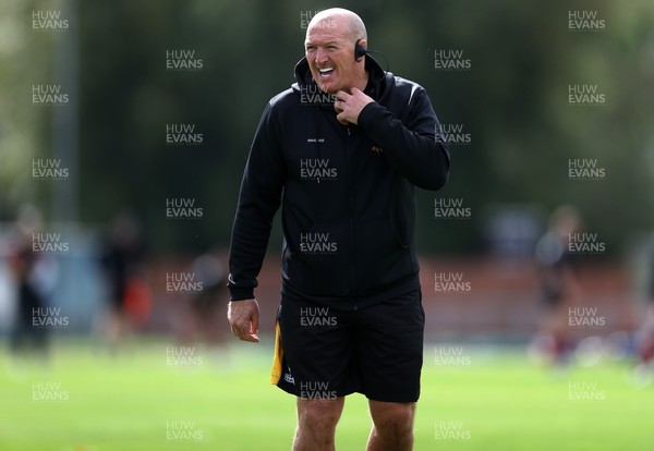120926 - Newport RFC v Rygbi RGC - Super Rygbi Cymru - SRC - Newport Head Coach Tyron Morris