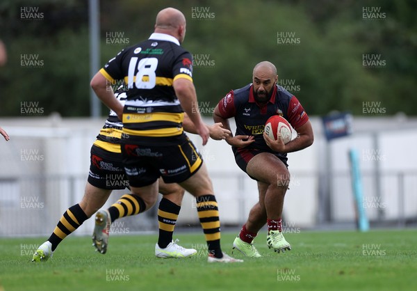 120926 - Newport RFC v Rygbi RGC - Super Rygbi Cymru - SRC - Jessie Williams of RGC 