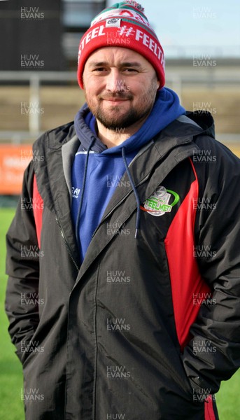 040218 - Newport v Ebbw Vale - Welsh Principality Premiership - Greg Woods Head Coach of Ebbw Vale